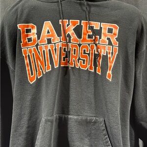 Champion Black and Orange University Hoodie